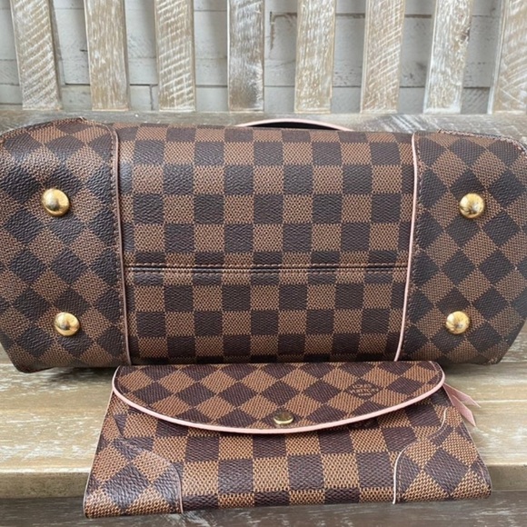 Louis Vuitton RARE Rose Ballerine Caissa Damier Ebene Hobo Graceful Set Bundle - Picture 4 of 12